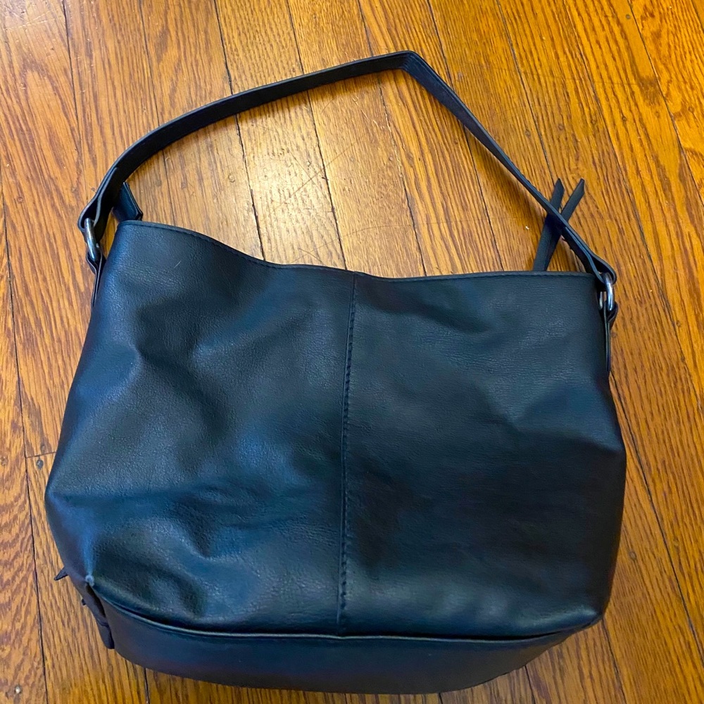 Universal Thread Black Shoulder Purse - image 7